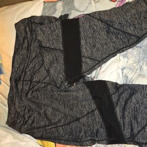 Stylish Black and Gray Leggings